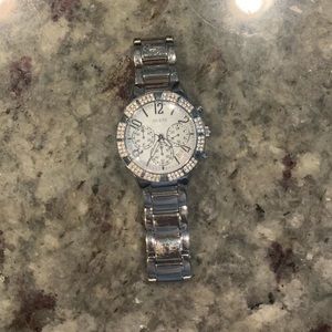Guess stainless steel silver watch